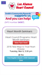 Mobile Screenshot of losalamosheartcouncil.org